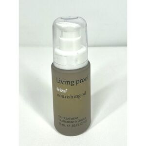 Living Proof No Frizz Nourishing Oil ~ Travel Size .85 fl oz